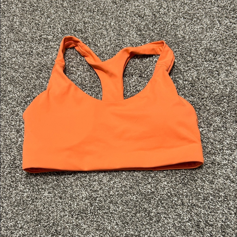 Old Navy Bright Orange Racerback Sports Bra